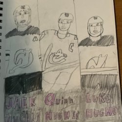 Jack, Quinn, and Luke Hughes