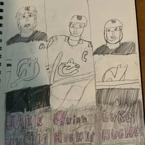 Jack, Quinn, and Luke Hughes