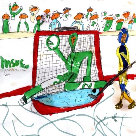Trey Augustine at Michigan State by Theo, 8, from Michigan