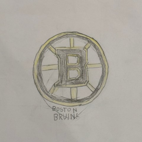 Boston Bruins logo, Jasper Chu, San Jose, age 6