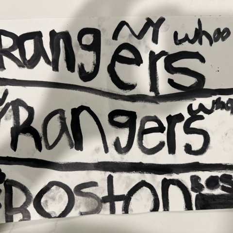 Rangers vs boston, jake Sganga, natick, ma, 7