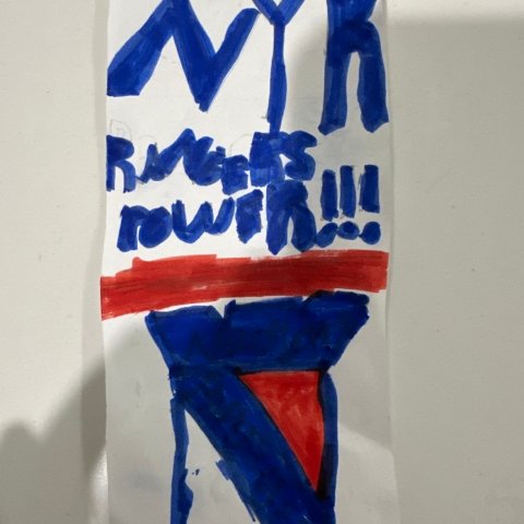 Rangers power! Jake Sganga, natick, ma, 7