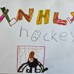 Black Goalie – By: Niko Malmberg – Age 7 – Roseville, MN
