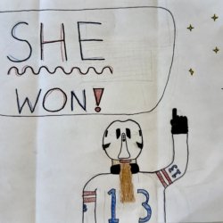 She Won!
