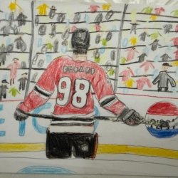 Favorite Player #98 ( Artist: Cameron Poulos age 10