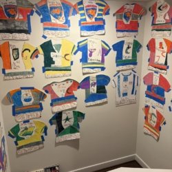 Jersey Drawing Display (Dustin Raby, 8, Rockville MD)
